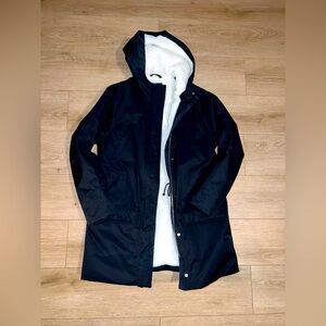 Abercrombie & Fitch Water Resistant Sherpa Lined Parka SZ Medium
